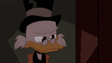 Gif animé Picsou rale